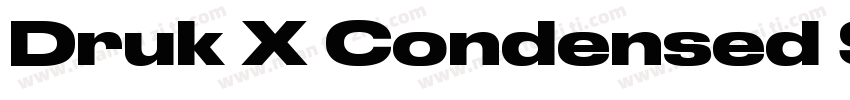Druk X Condensed Sup字体转换